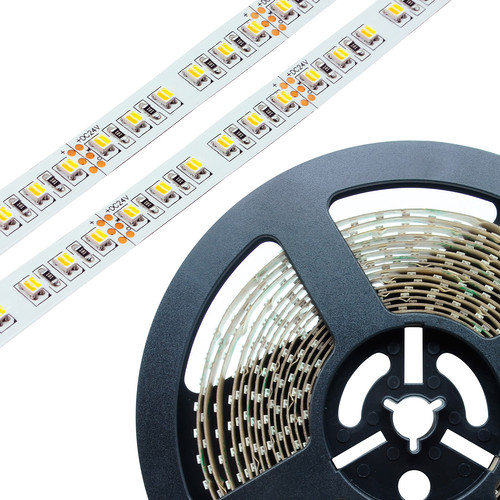 LED Strip Flexible Tape Tunable White 5m (120xSMD 3528 LEDs/m) 24V 96W (19.2W/m) 2500K - 6500K