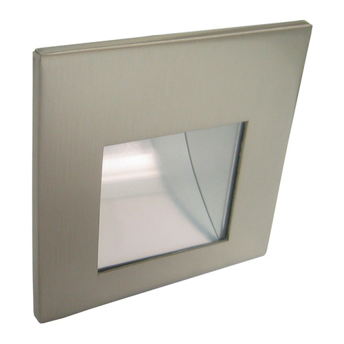 LED Aqua Internal Low Level Wall Light 700mA Satin Nickel 3000K Warm White