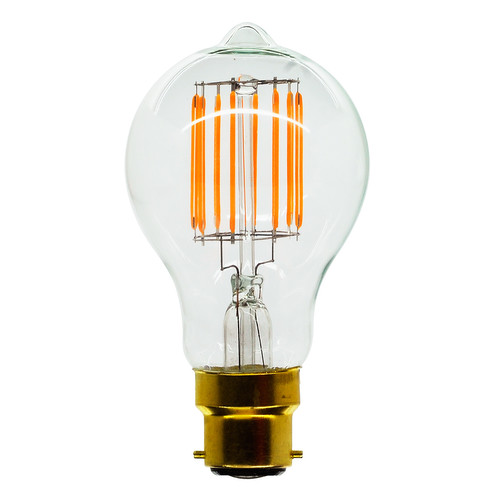 LED Carbon Filament Lamp Squirrel Cage GLS 60mm BC 6W (=60W)