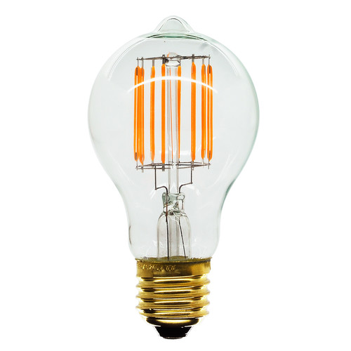 LED Carbon Filament Lamp GLS Squirrel Cage 60mm 2200K ES 6W (=60W)
