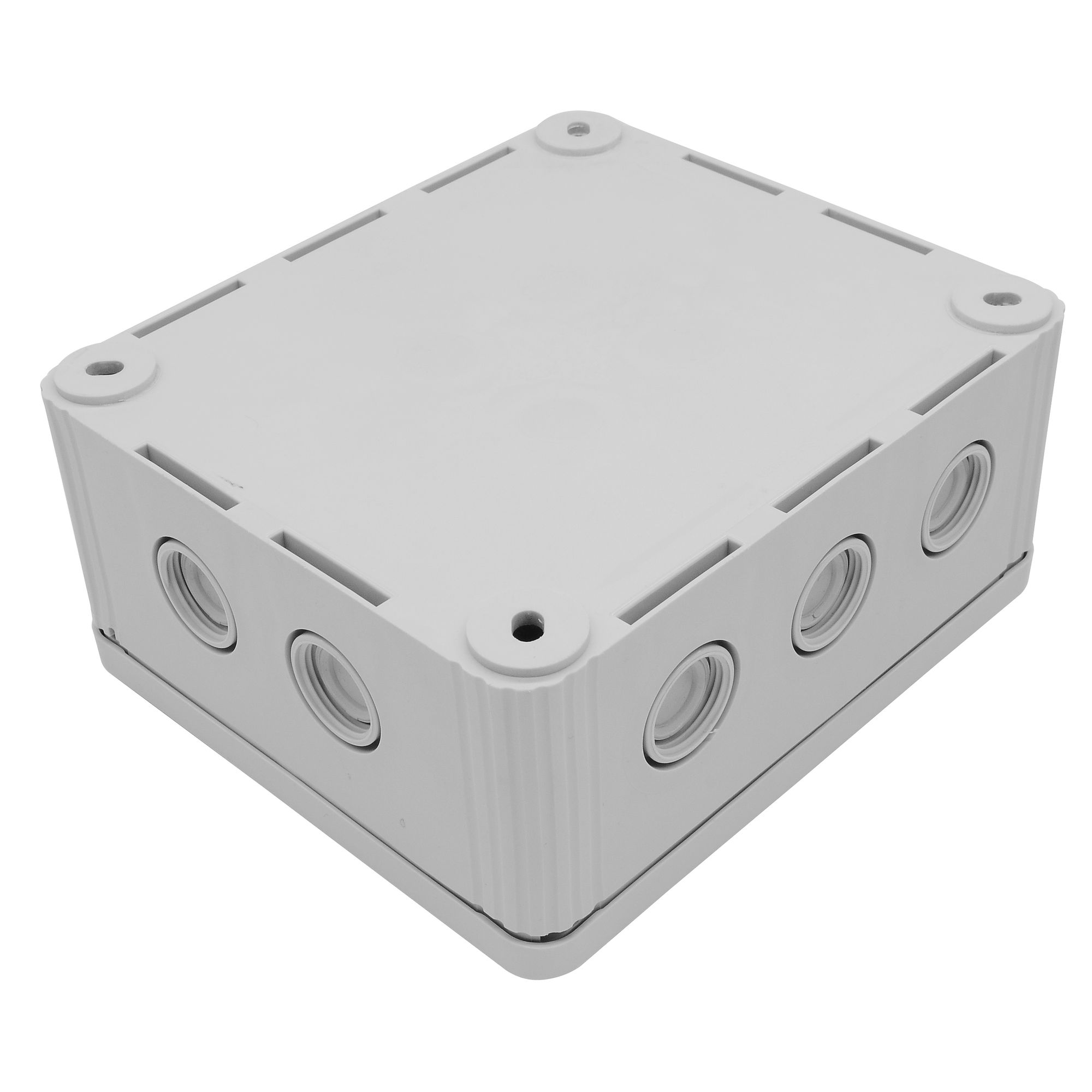 Waterproof Junction Box (160mm) 10 Way Grey Mr Resistor Lighting