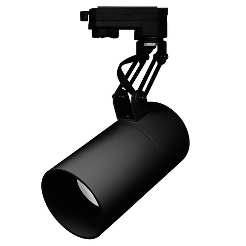 Tube Track Light Long GU10 Three Circuit 240V 50W Black