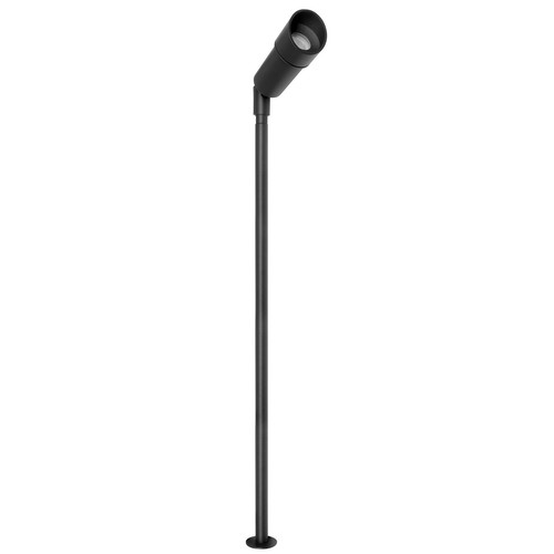 LED Hood Long Outdoor Garden Spike Black 12V 1W 4000K Cool White