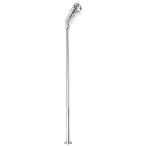 LED Hood Long Outdoor Garden Spike Aluminium 12V 1W 4000K Cool White