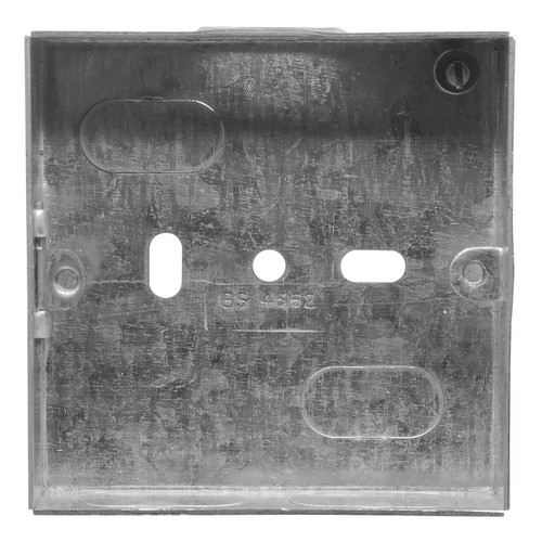 Single Plate Back Box Metal 16mm