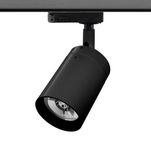 Tube Track Light Short GU10 Three Circuit 240V 35W Black