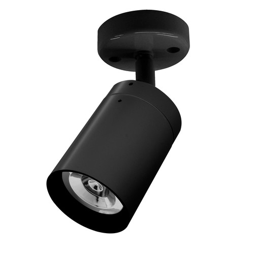 Short Tube Spotlight GU10 240V 35W Black