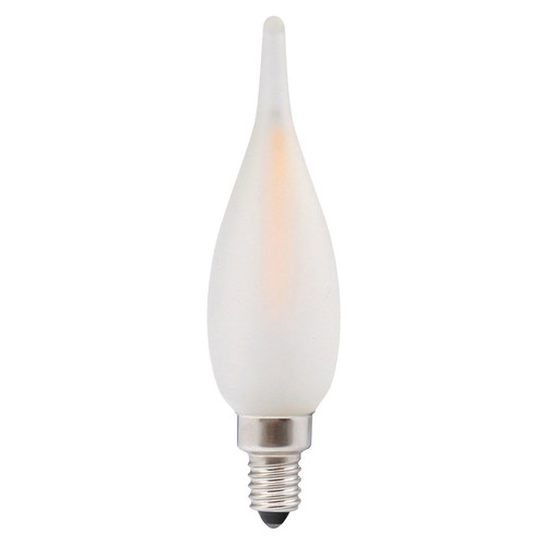 LED Matt Satin Candle Lamp E10 90lm GS1 Switching 1W 2700K Warm White