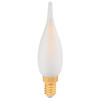 LED Matt Satin Candle Lamp E14 90lm GS1 Switching 1W 2700K Warm White