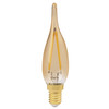 LED Amber Candle Lamp E14 80lm GS1 Switching 1W 2700K Warm White