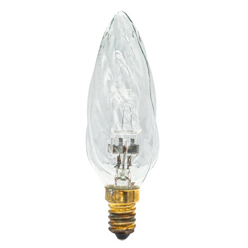 Twisted Clear Candle Light Bulb ECO 30W E14
