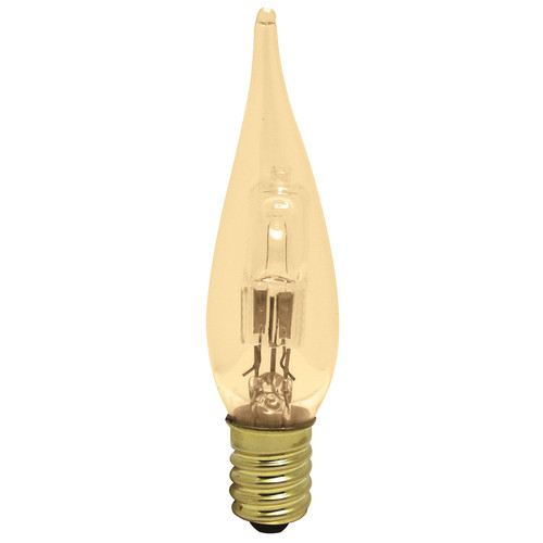 Pointed Amber Candle Light Bulb GS4 ECO 30W E14