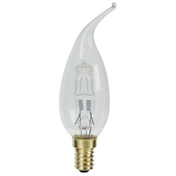 Bent Tip Clear Candle Light Candle CV4 ECO 30W E14