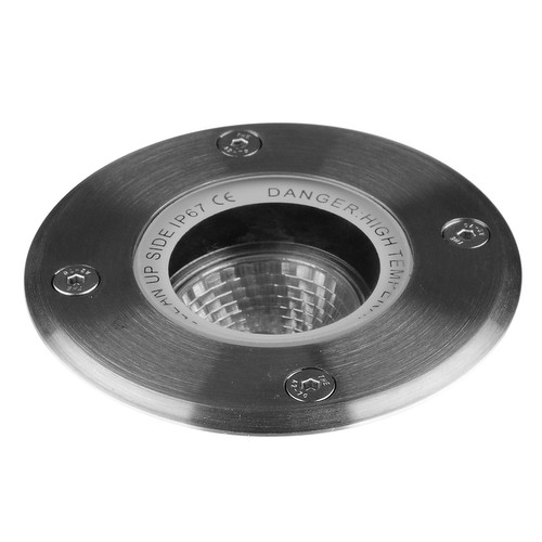 Recessed Uplight 240V Steel / Clear 50W