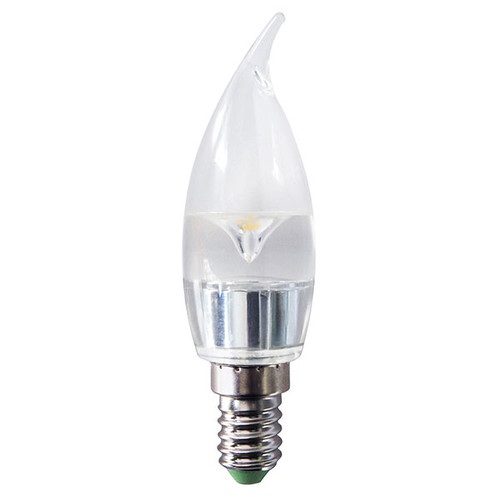 LED Bent tip Candle Lamp MES/E10 150lm Switching 2W 2700K Warm White