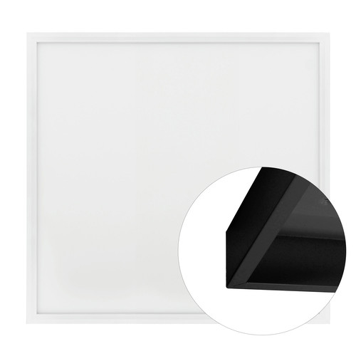 LED Panel 24V 600 x 600 mm Surface Black Box Kit RGB + 4000K Cool White 36W