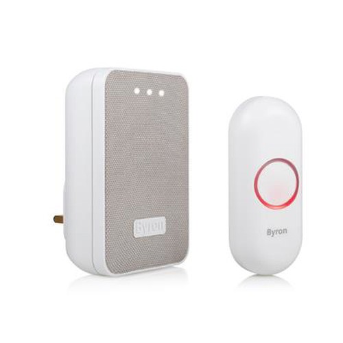 Wirefree Plug In Door Chime Kit White
