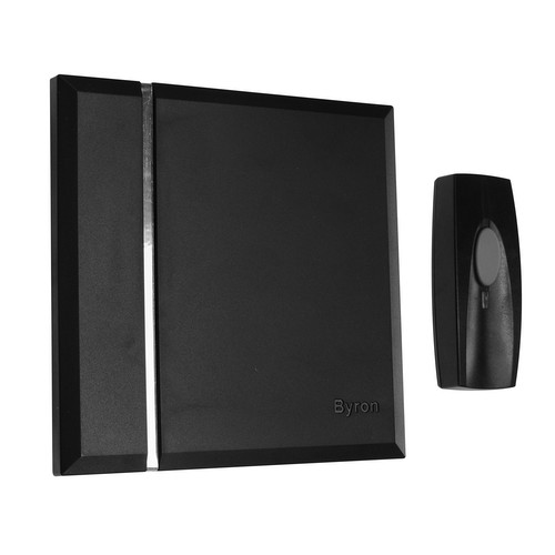 Wirefree Wall Mounted Doorchime Black