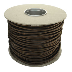 Braided Cloth Round Flex 3 Core Cable 100M 0.75mm² Brown