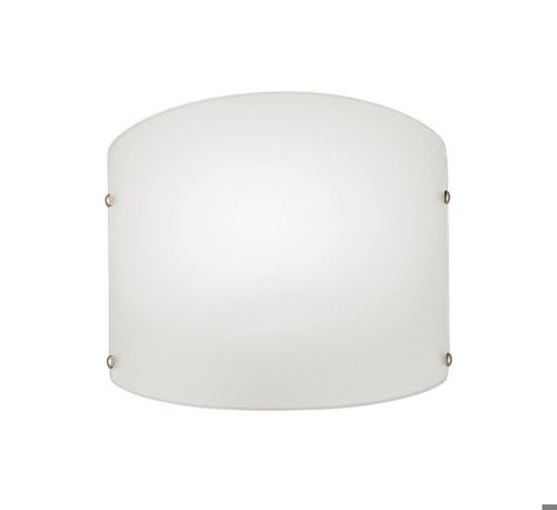 Crio Diffused Glass Wall Light 240V 150W White