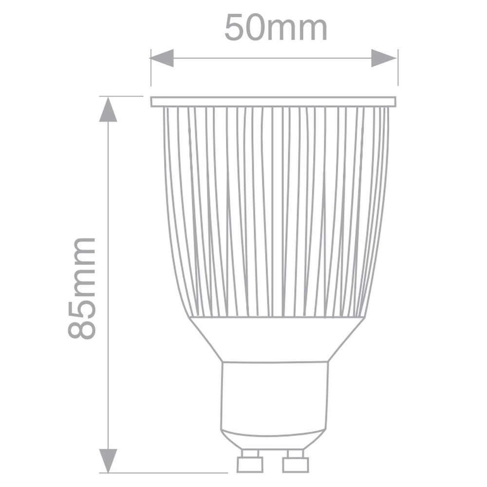Pro Reality GU10 LED 9W 800lm CRI93 Dimmable 45° 3000K Warm White — view 6