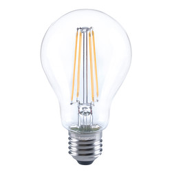 ES LED Clear 806lm 240V Dimmable Light Bulb 5.9W 2700K Warm White