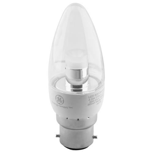 LED Candle Lamp BC / B22 250lm Dimmable 4.5W 2700K Warm White