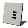 Wise Flip Intense/Fusion 3 Channel Free Standing Plate Polished Nickel