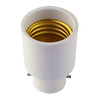BC to ES Lamp Holder Adaptor White
