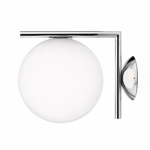 IC W1 Small Wall & Ceiling Light 60W Chrome