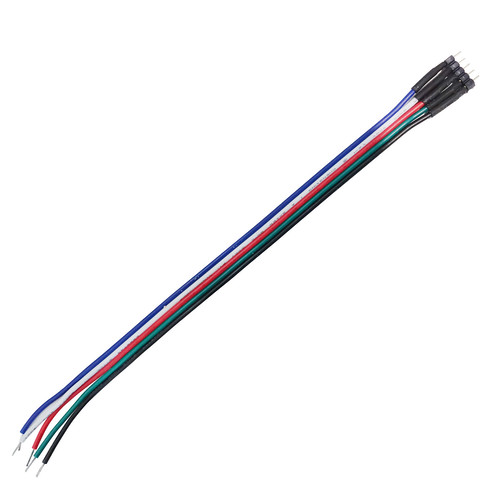 LED RGBW Tape Power Cord RGB White 200mm