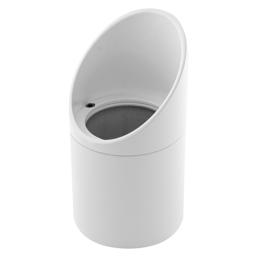 Smooth Anti Glare Long Hood White
