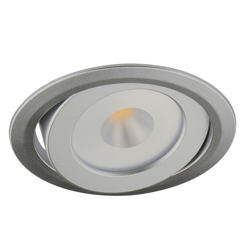 LED FLX Spot DVS Swivel (Diva 2) 3000K Warm White 60° 24V 4.2W Silver