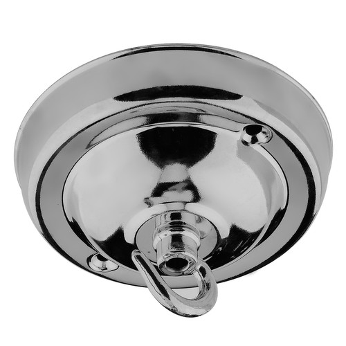 Large Ceiling Hook Plate Chrome 107mm