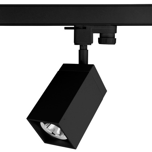 Cube Three Circuit Track GU10 Spotlight 35W Black