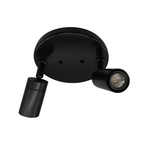Black Mini Double Tube Spotlight 70W Black