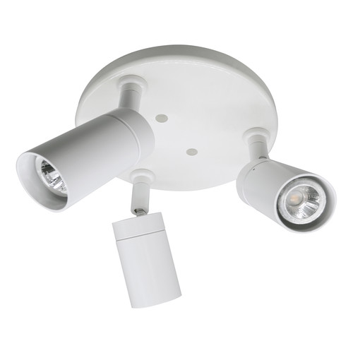 White Mini Triple Tube Spotlight 105W White