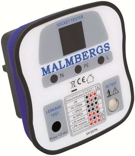Socket Safety Tester White 13A