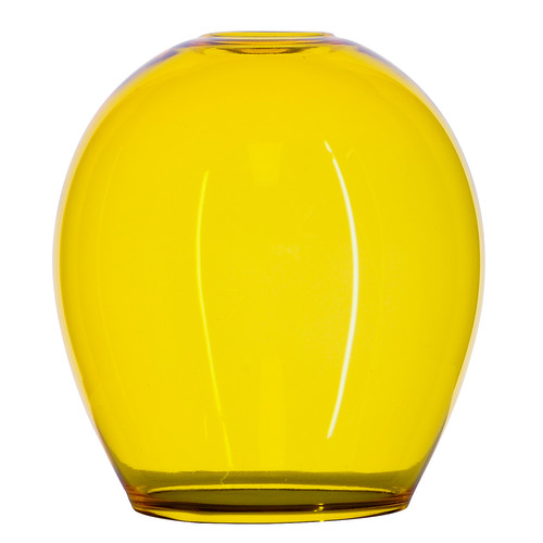 Polla Glass Pendant Shade 40W Yellow