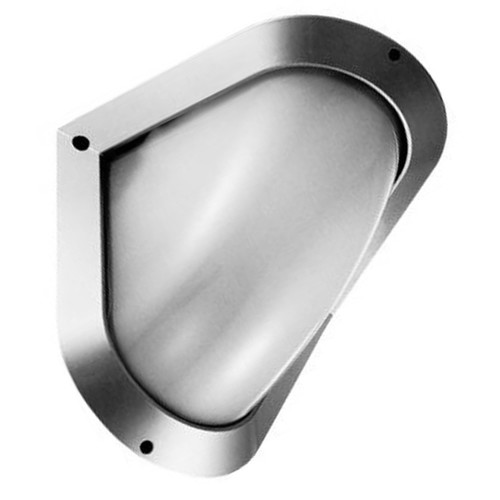 Geo E27 Outdoor Garden Wall Light Silver 100W