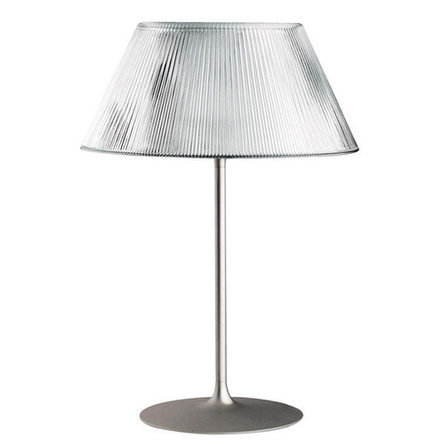 Romeo Moon Table Lamp 205W Silver / Clear