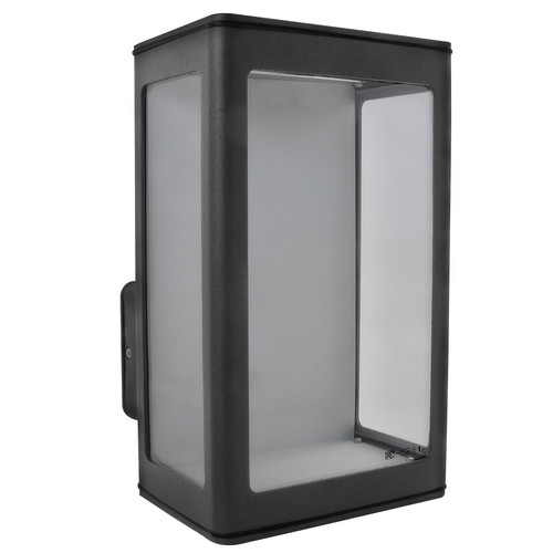 LED 5W Lantern Exterior Wall Light Grey 3000K Warm White