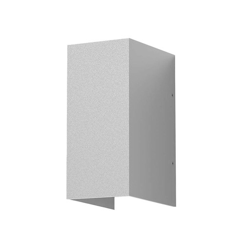 Tall Adjustable Beam Up and Down 6W LED Outdoor Garden Wall Light Grey 3000K Warm White