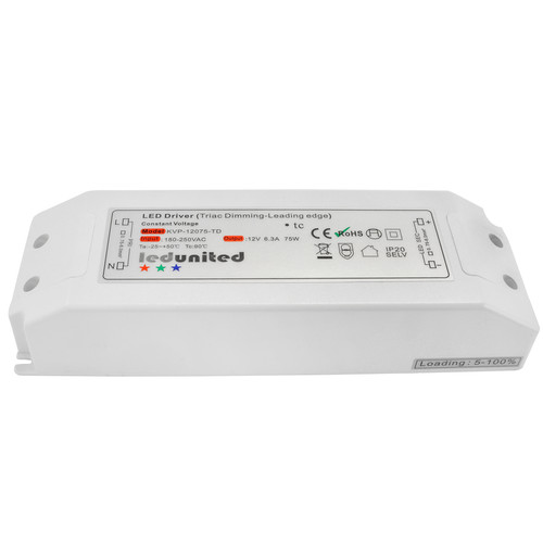 Triac LED Dimming Driver 75W 12V (Constant Voltage)
