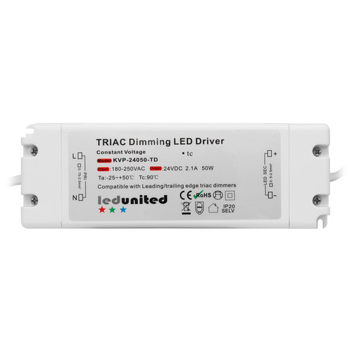Triac LED Dimming Driver 50W 24V (Constant Voltage)