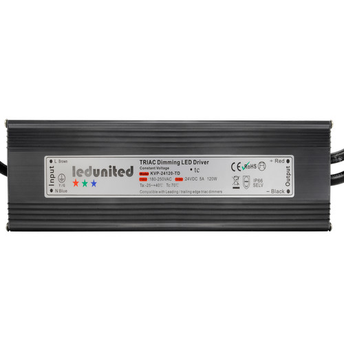 Triac LED Dimming Driver 120W 24V (Constant Voltage)