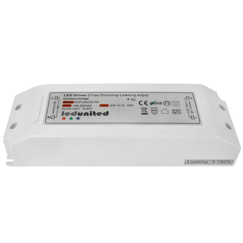 Triac LED Dimming Driver 75W 24V (Constant Voltage)