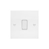 Rocker Switch 1 gang intermediate Matt White