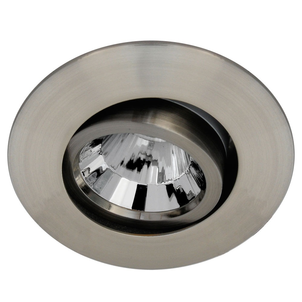 Blaze Fire Rated Adjustable LED Downlight Warm White (3000K) 7W (=75W) Nickel — view 2