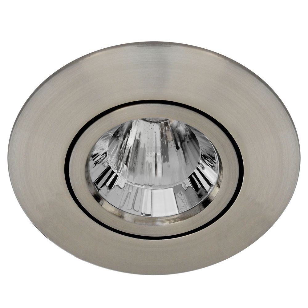 Blaze Fire Rated Adjustable LED Downlight Warm White (3000K) 7W (=75W) Nickel — view 3
